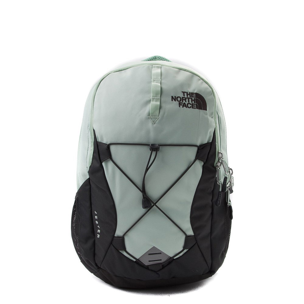 mint green north face jester backpack